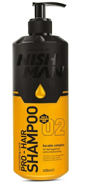 Nishman Pro-hair Shampoo Keratin Complex 400 ml