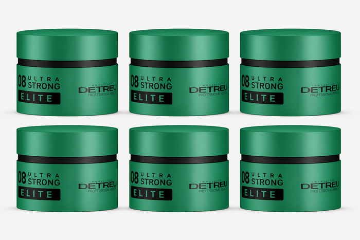 Detreu Clay Matte Wax 08 Ultra Strong Elite 6 x 150 ml