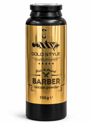 Gold Style Barber Talcum Powder 100 g - Hairwaxshop