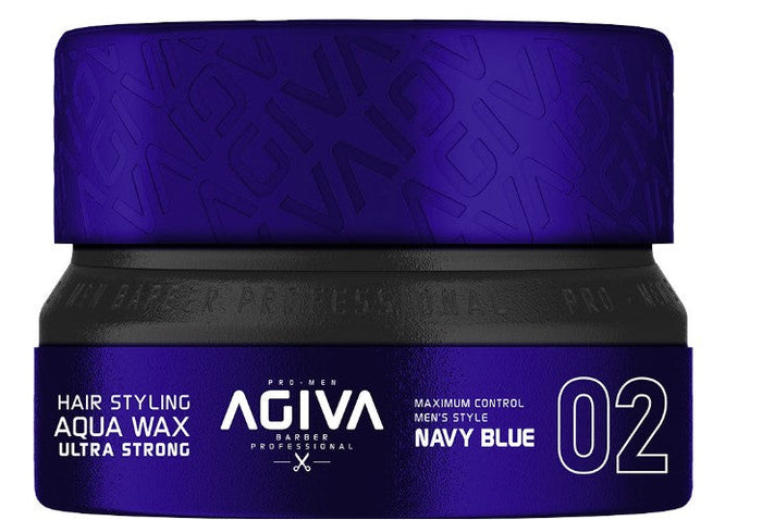 Agiva Hair Styling Aqua Wax Ultra Strong Navy Blue 02 155 ml