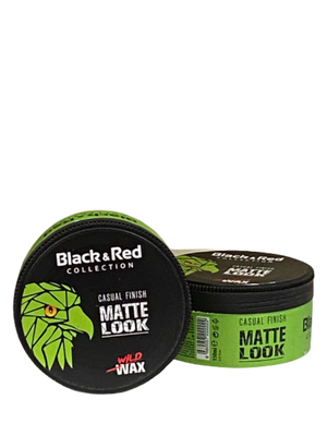 Black & Red Matte Look Wild Wax 150 ml