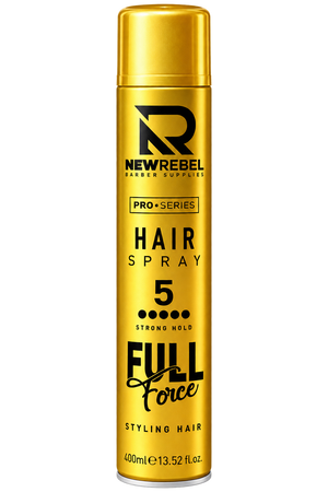 New Rebel Hair Spray Full Force Strong Hold 5 400 ml