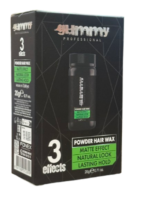 Gummy Powder Hair Wax Matte Effect 3 Effects 20 g - Hairwaxshop