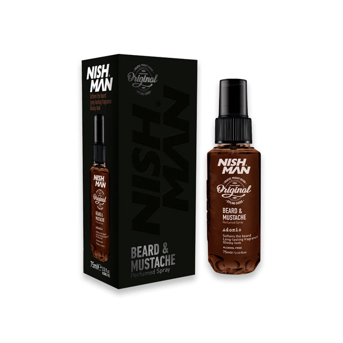 Nishman Beard Mustache and Hair Perfumed Spray 75 ml