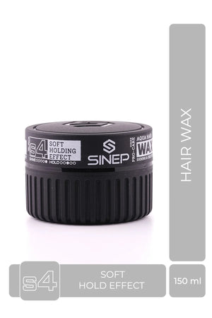 Sinep Aqua Styling Hair Wax Soft Holding Effect Black S4 150 ML